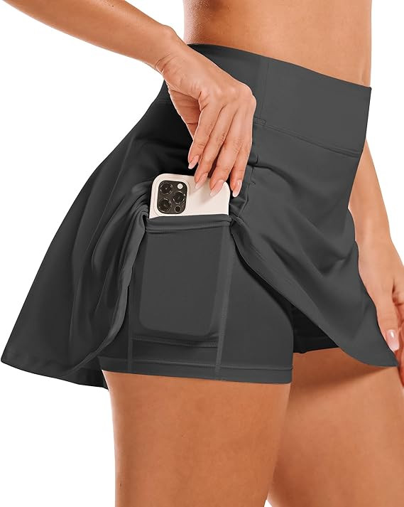 Stelle Women's Tennis Golf Skirts High Waisted with Pockets Inner Shorts for Athletic Skorts Spor... | Amazon (US)
