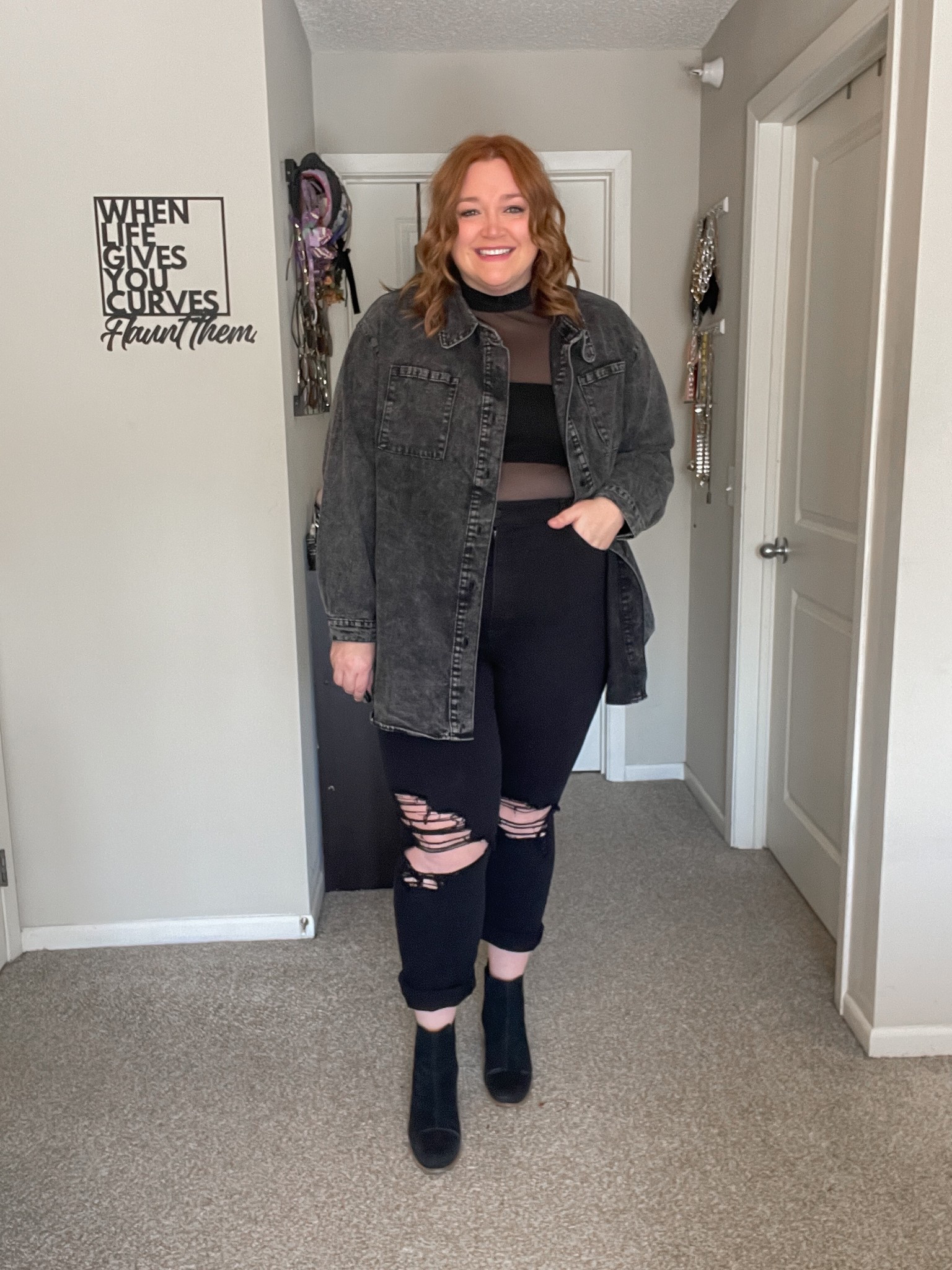 Love this look. Edgy and weather appropriate 😂
SHOPtara at SHEIN

#LTKPlusSize #LTKFindsUnder50 #LTKMidsize