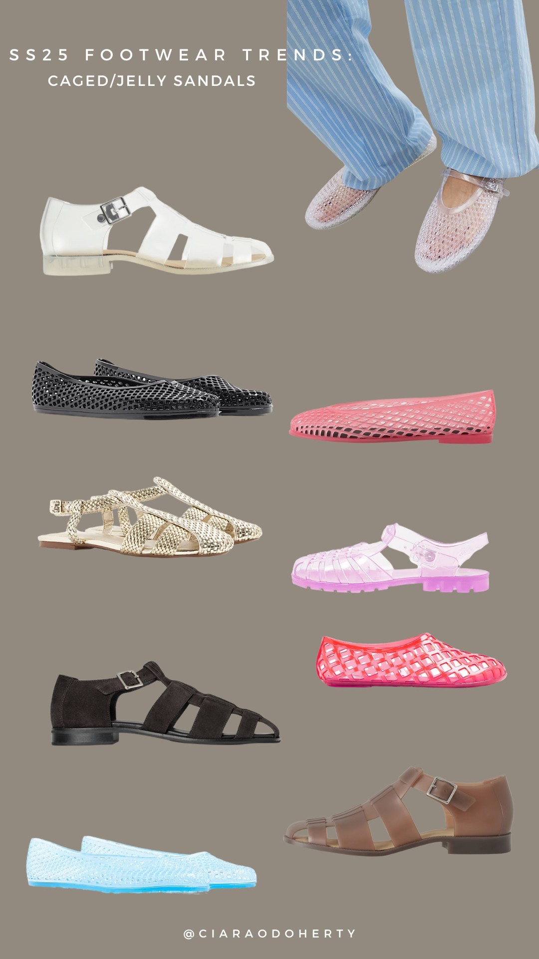 SS 25 shoe trends 
Caged sandals, jelly sandals, 

#ltk #ltkeurope #ltkireland