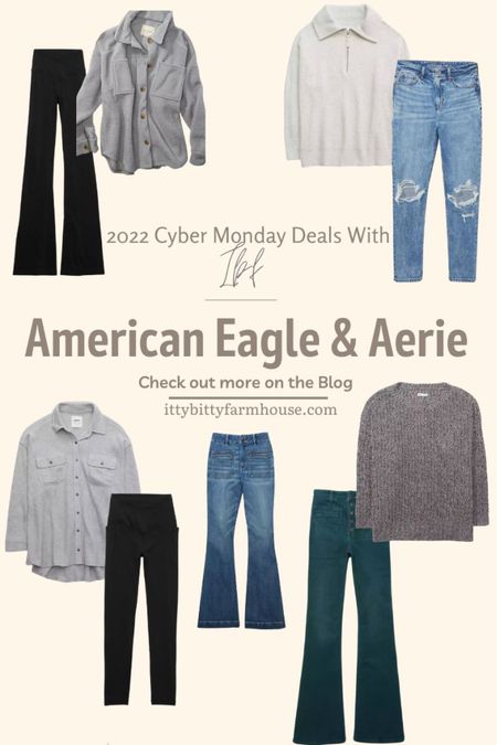 Cyber Monday deals from American Eagle and Aerie! 

#LTKCyberweek #LTKGiftGuide #LTKsalealert