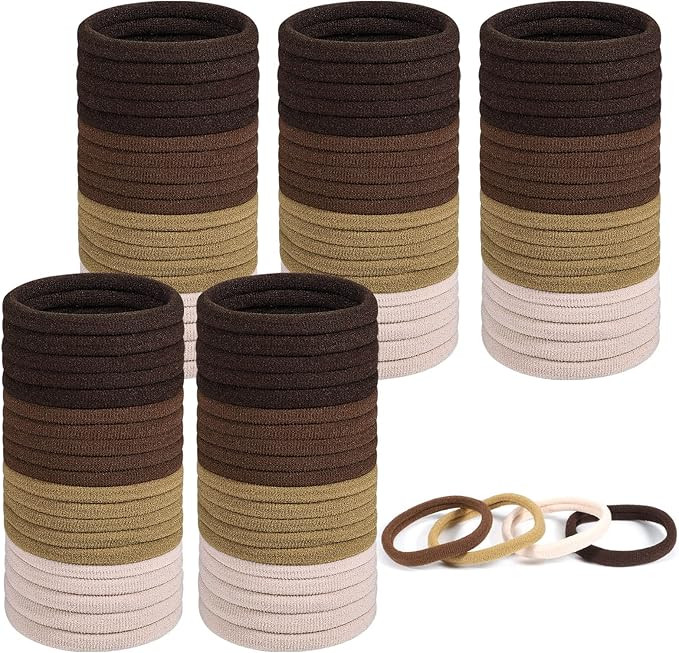 100 Pcs Elastique Cheveux, Chouchou Cheveux Femme Elastiques à Cheveux Epais Sans Couture en Pol... | Amazon (FR)