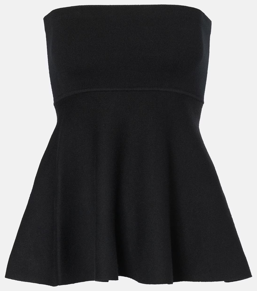 Agathe peplum cotton-blend top | Mytheresa (UK)