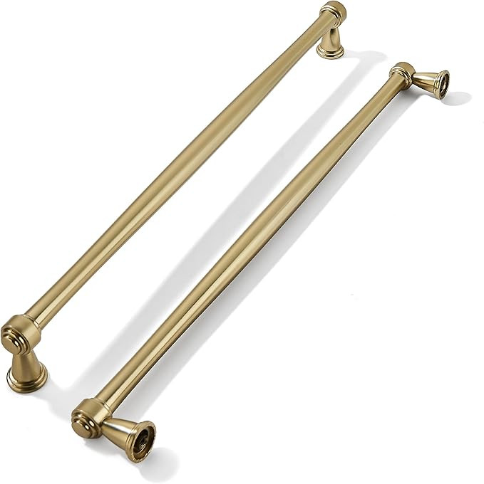 khtumeware 2 Pack 12 Inch(305mm) Champagne Bronze Cabinet Pulls, Champagne Brass Kitchen Cabinet ... | Amazon (US)