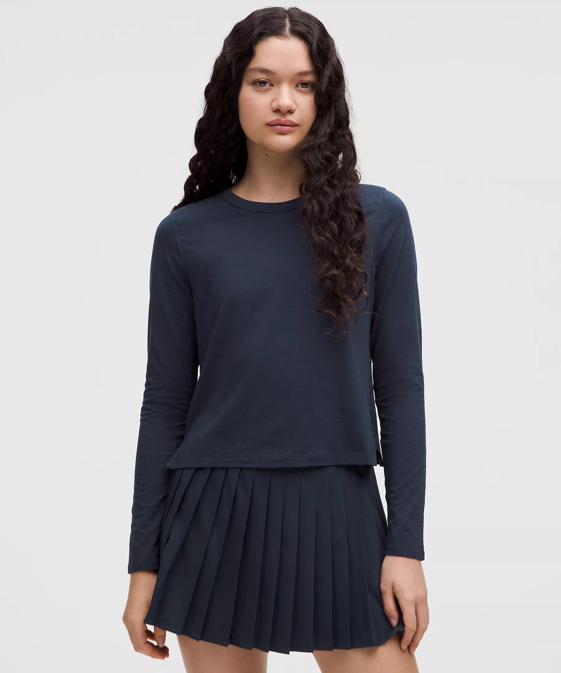 Classic-Fit Cotton-Blend Long-Sleeve Shirt | Women's Long Sleeve Shirts | lululemon | Lululemon (US)