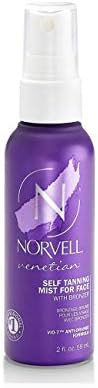 Norvell Venetian Sunless Self Tanning Mist for Face - Non Comedogenic Facial Bronzing Tanner Spra... | Amazon (US)