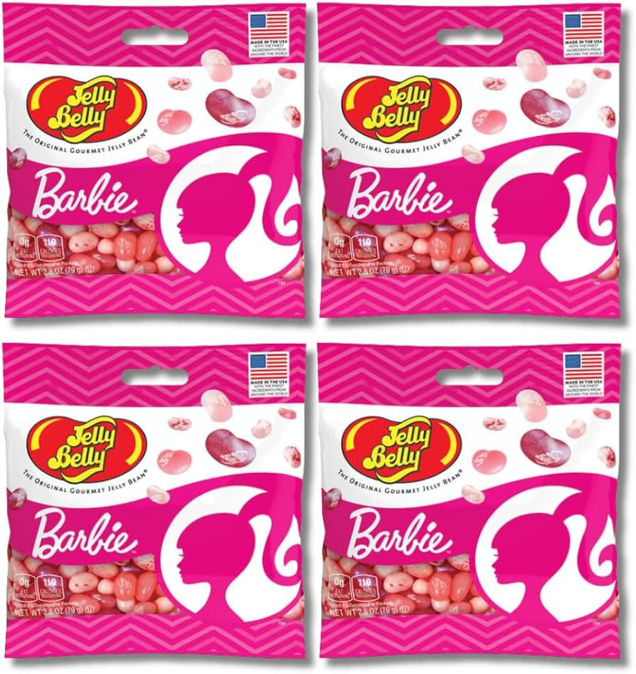 Jelly Belly Barbie Jelly Beans - Pack of 4, 2.8 oz. Bags By Lyza's Sweets & Treats | Amazon (US)
