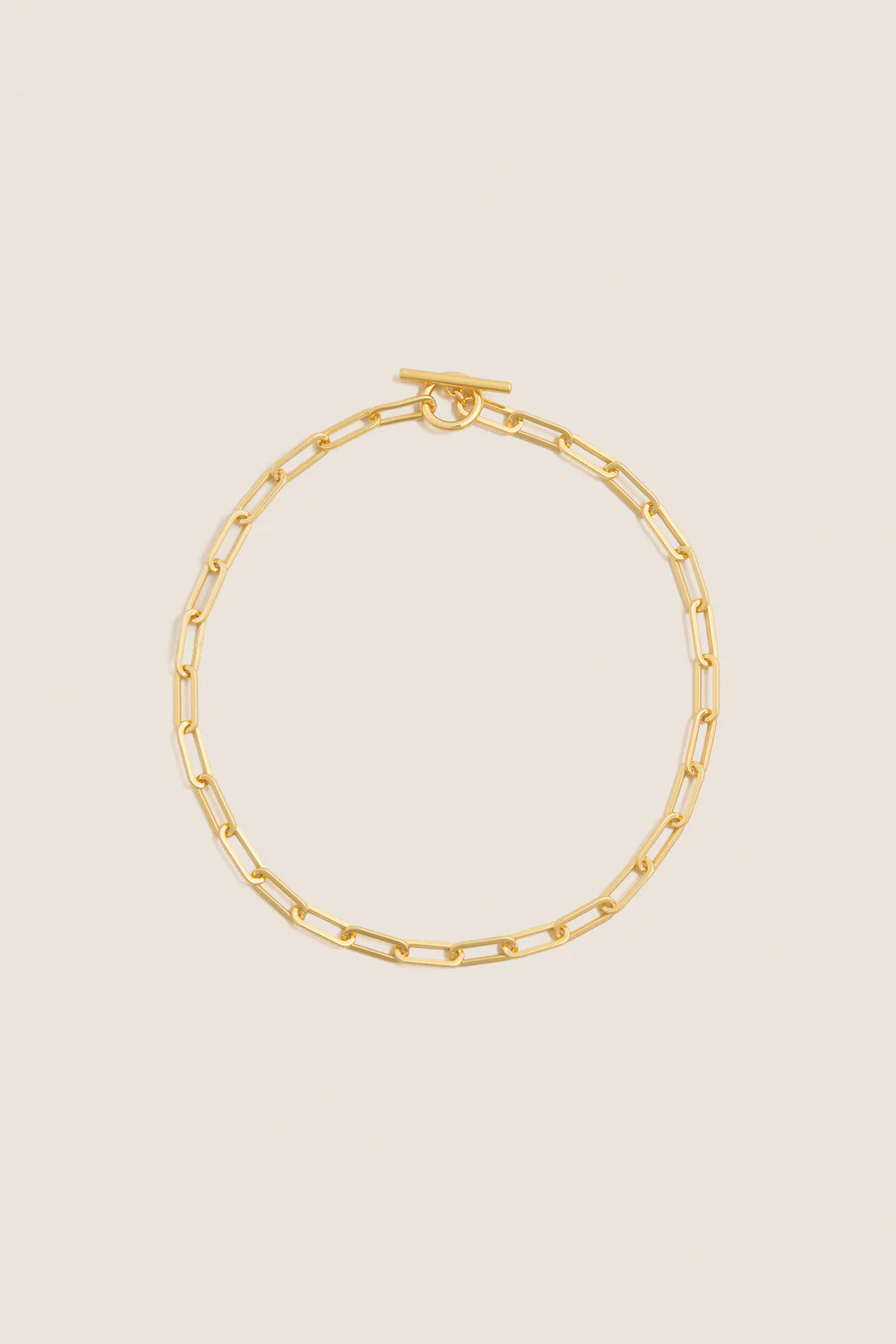 Gold Paperclip Toggle Clasp Necklace | Tuckernuck (US)