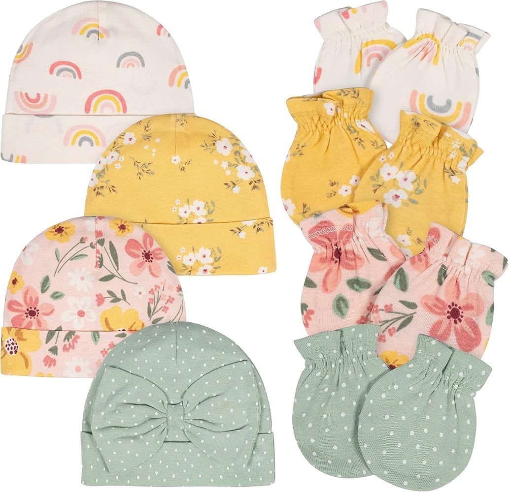 Gerber baby-girls Cap and Mitten SetsMittens | Amazon (US)