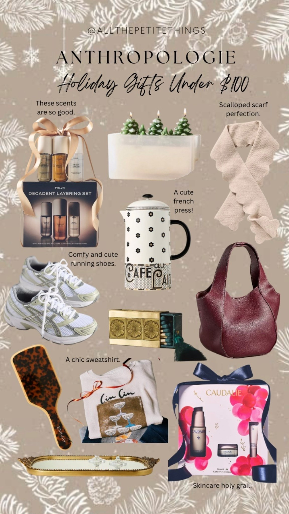 Anthropologie gift guide for gifts under $100 🎄🎁🤍

#LTKGiftGuide #LTKHoliday #LTKSeasonal