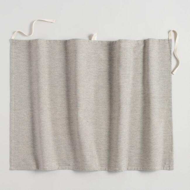Gray Stripe Half Apron | World Market