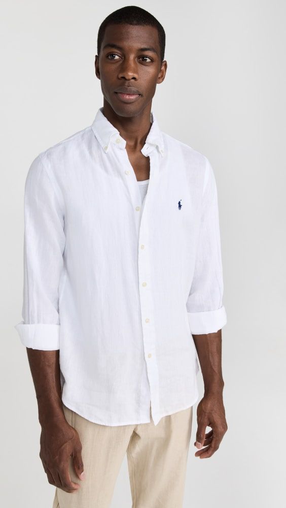 Polo Ralph Lauren Linen Long Sleeve Shirt | Shopbop | Shopbop