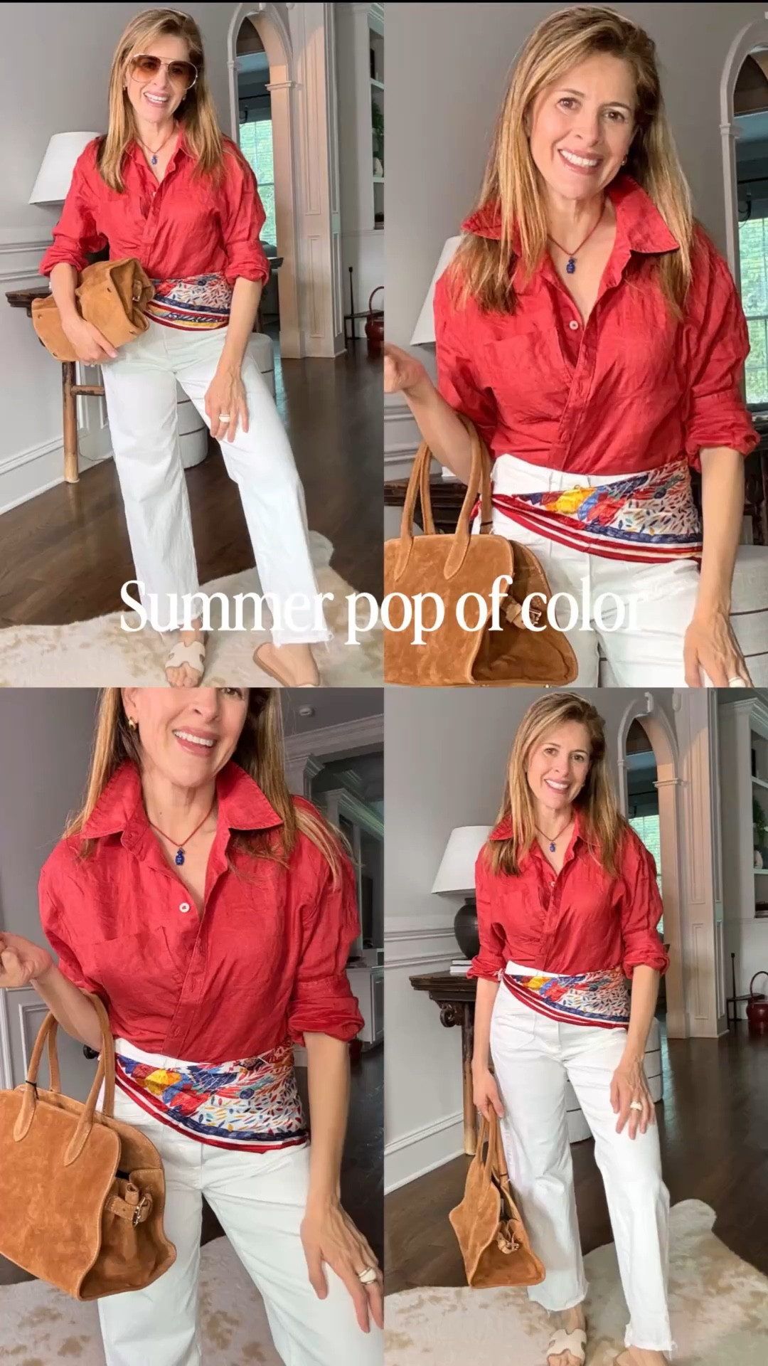 Summer pop of color ✨

Love how this scarf detail defines the waist
And these jeans hit right at the ankle

Simple pieces, better proportions

Everything linked here 🤍
LTK links may earn me a small commission

#LTKgrwm #LTKPetite #LTKMothersDay