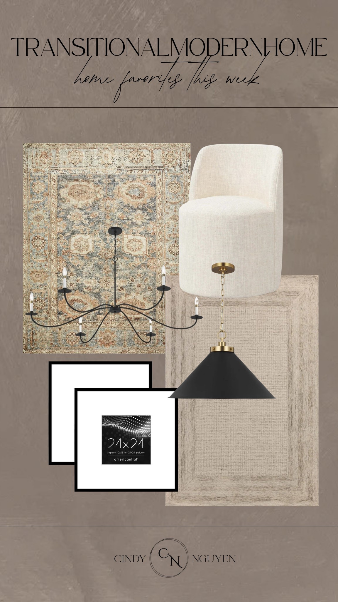 Top home favorites this week! 

My living room and dining room rugs, dining chair, lighting, and frames from my gallery wall - true statement pieces 🤍

#homedecor

#LTKSaleAlert #LTKHome