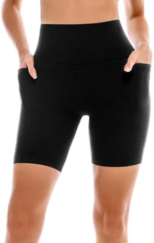 SINOPHANT High Waisted Women Biker Shorts - 6” Buttery Soft Elastic Tummy Control Shorts for Gy... | Amazon (US)