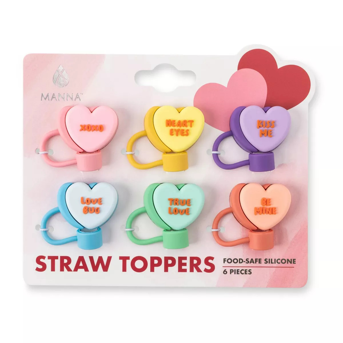 Manna Set of 6 "I'm Taken" Straw Toppers | Target