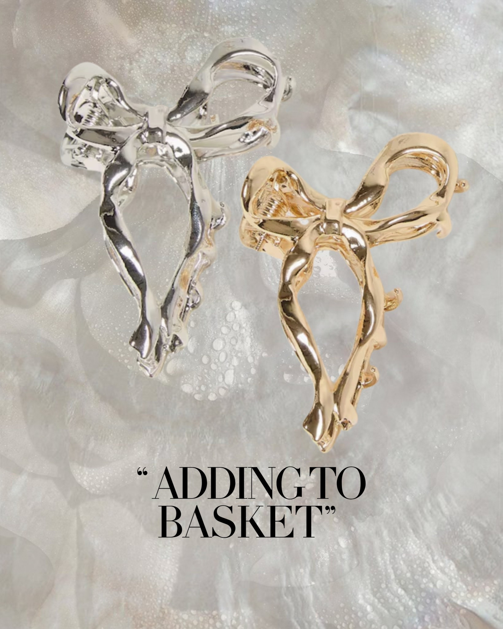 Double the bow, double the charm 🎀 silver or gold, I’ll take both for effortless hair days with a hint of shine ✨
.
bow claw clip | fat face hair accessories | gold hair clip | silver hair clip | everyday hair accessories | festive accessories | party season style | minimalist hair clip | statement hair accessories | gift guide accessories | playful accessories | jewellery edit | elevated basics | effortless style | Black Friday accessories 

#LTKfestive #LTKgiftguide #LTKpartywear