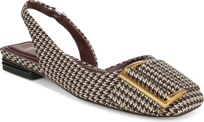 Tracy Slingback Square Toe Flat (Women) | Nordstrom