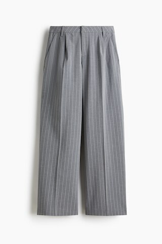 H & M - Elegante Hose mit weitem Bein - Grau - Damen | H&M (DE, AT, CH, NL, FI)