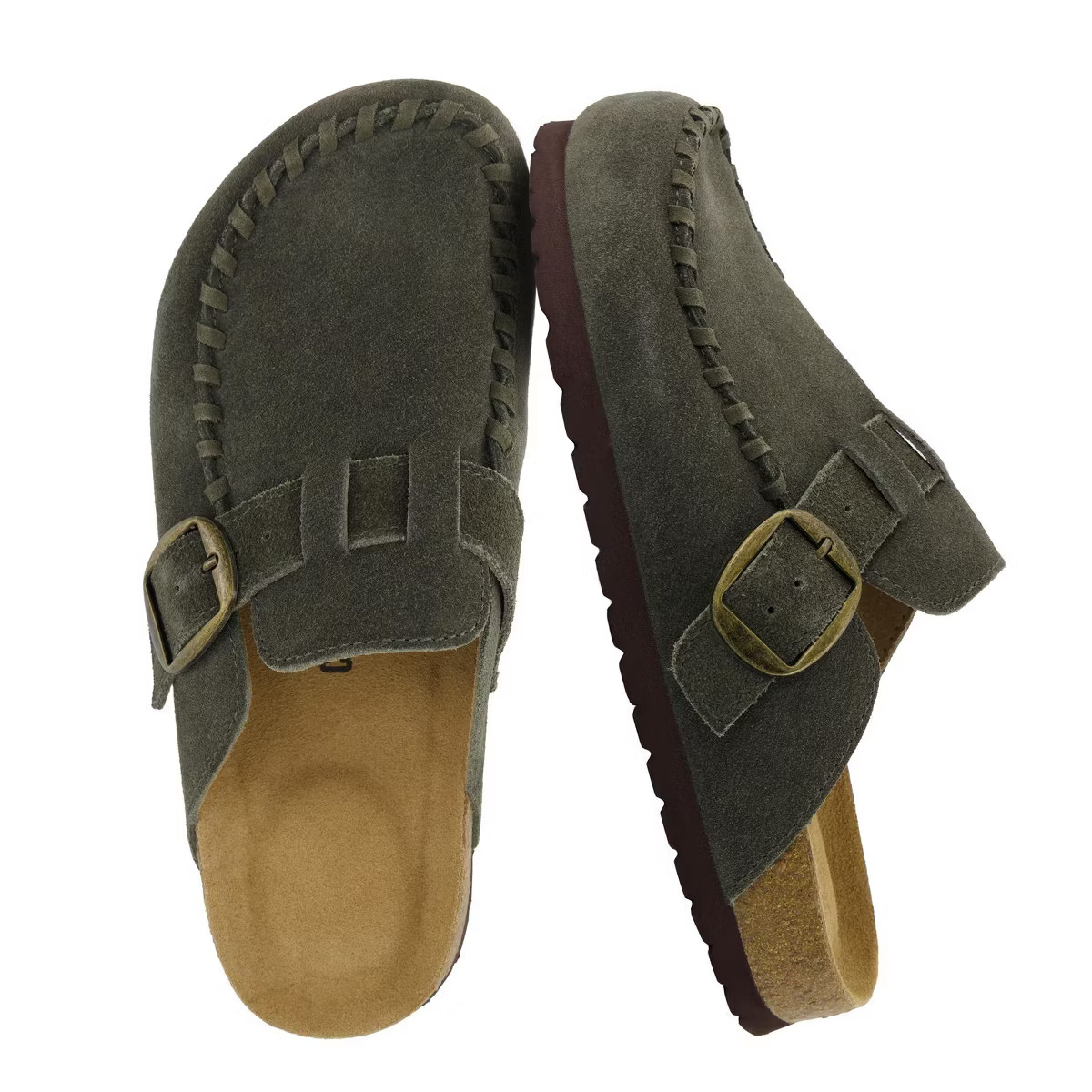 CUSHIONAIRE Canoe Genuine Suede Clogs for Women Footwear with Moc Toe Design –Casual Slip On Womens Shoes, Dark Brown 11 | Target