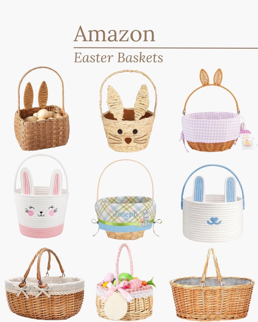 I found the cutest Easter baskets for your kids! 

Amazon Easter basket  Easter baskets  Easter  seasonal  kid baskets  Easter goodies  

#LTKFamily 

#LTKKids #LTKSeasonal