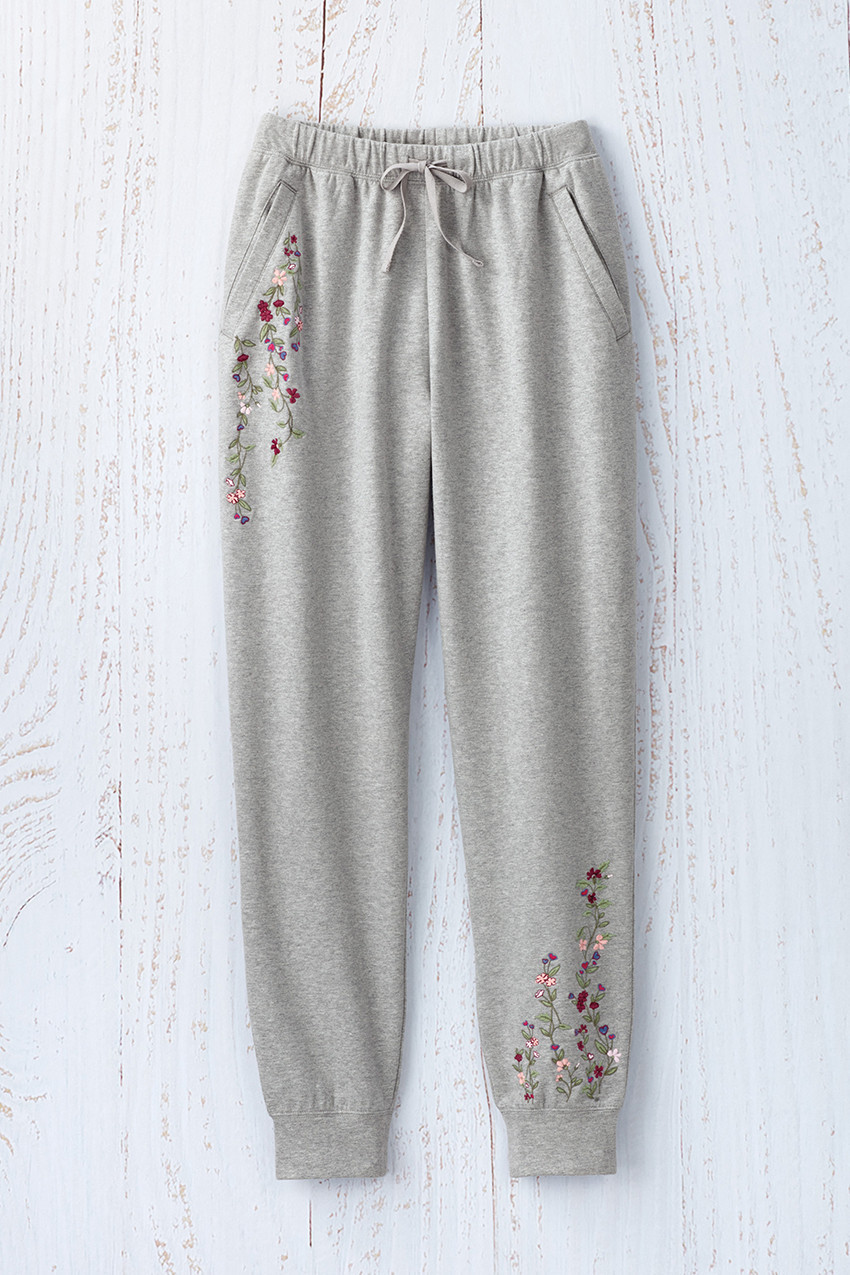 Easy Times Floral Joggers | Coldwater Creek