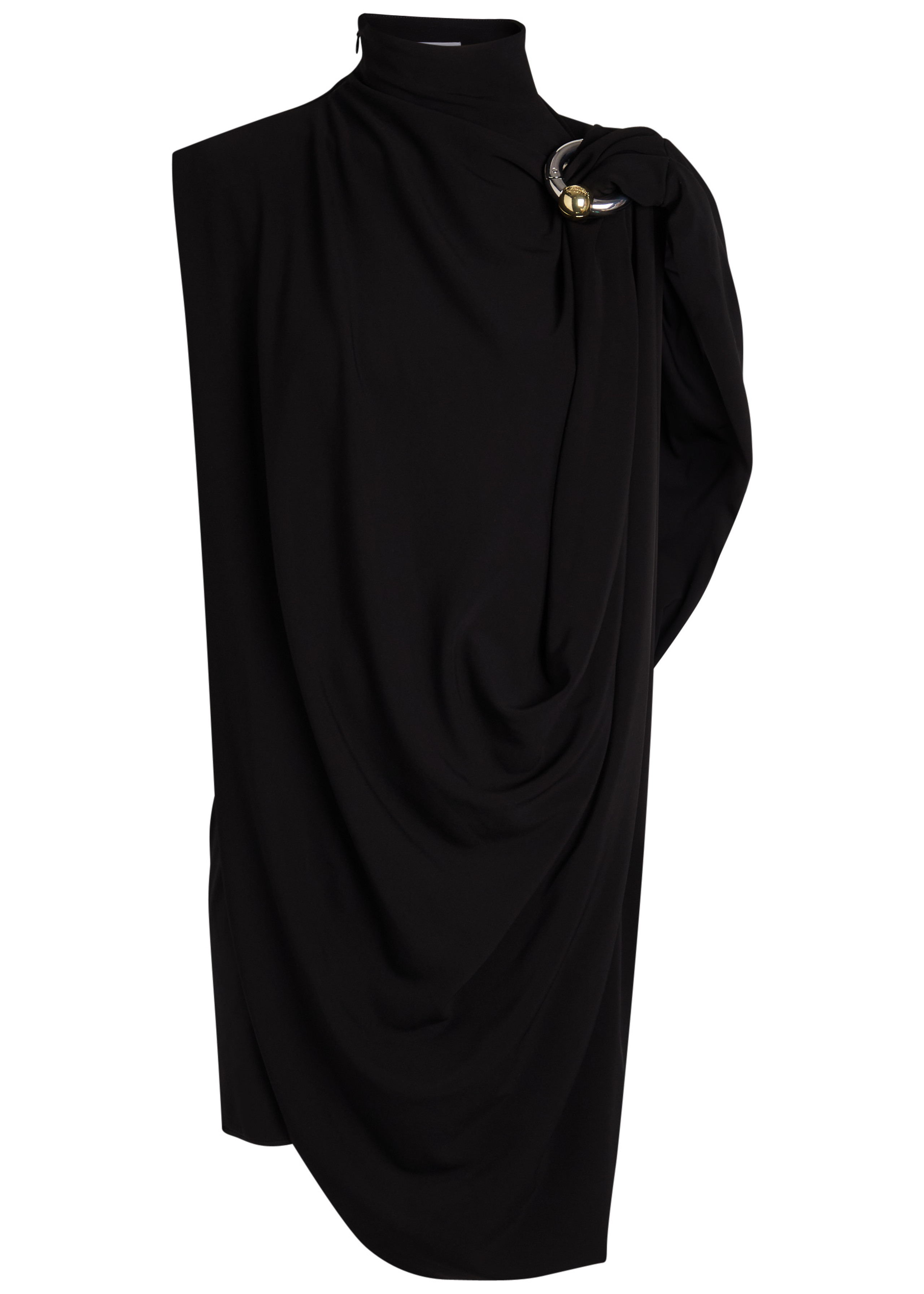 Draped stretch-crepe mini dress | Harvey Nichols