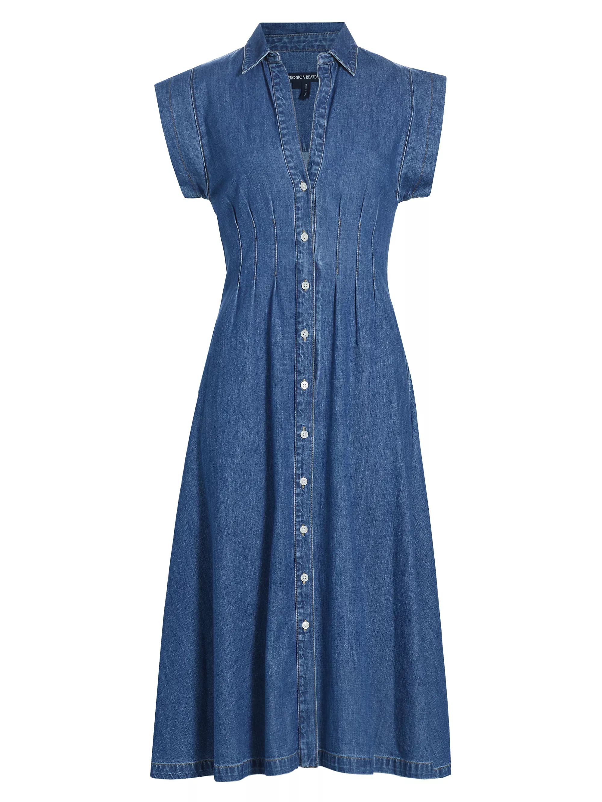 Ruben Seamed Denim Shirtdress | Saks Fifth Avenue