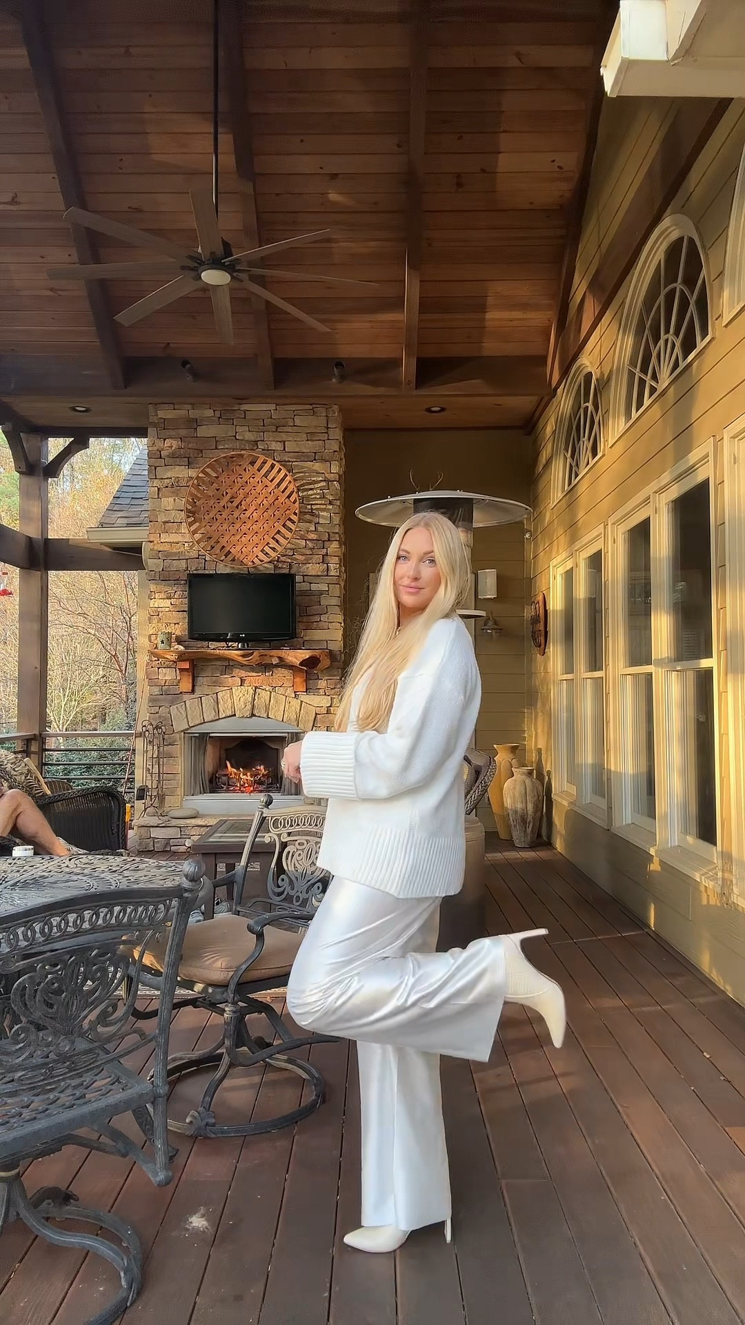 Whole fit from Amazon! 
Got a large in the pants. 
Medium in the sweater 

#LTKHoliday #LTKFindsUnder50 #LTKGiftGuide