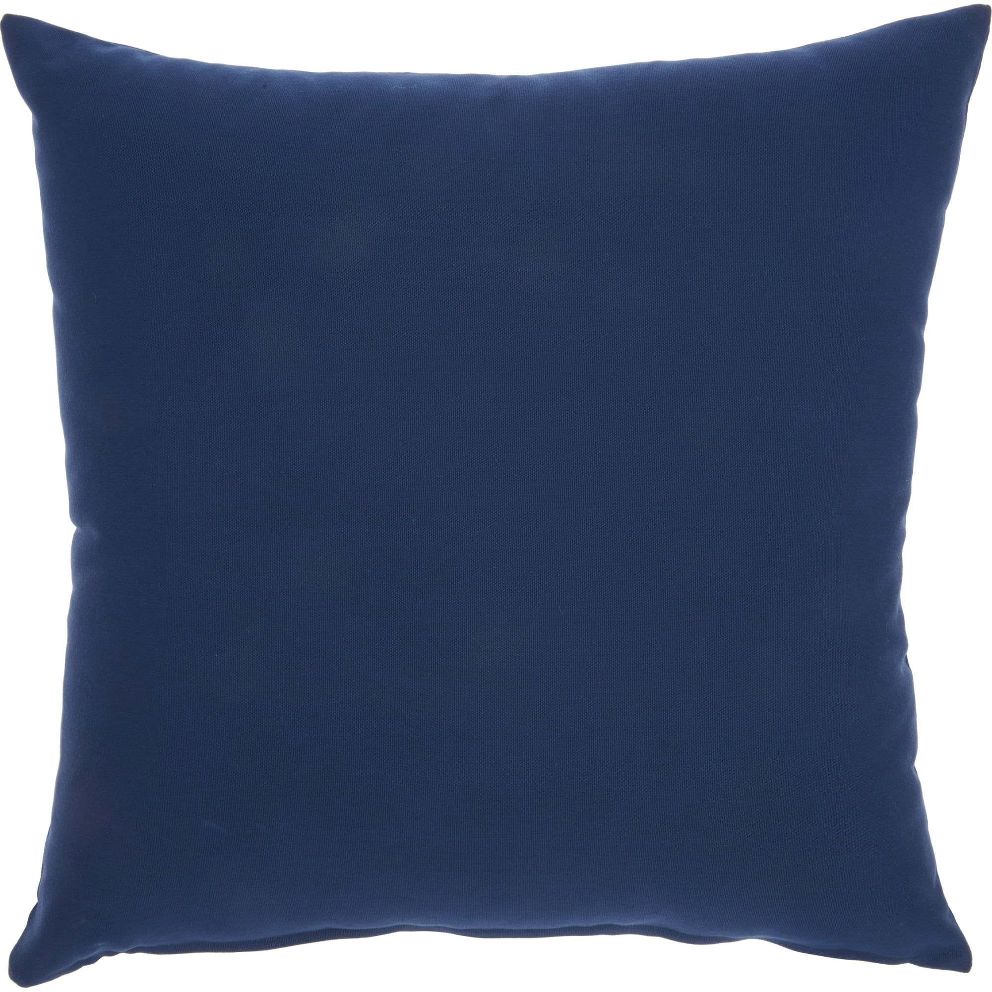 Nourison Outdoor Pillows Color Block Navy Decorative Throw Pillow , 18"X18" | Walmart (US)