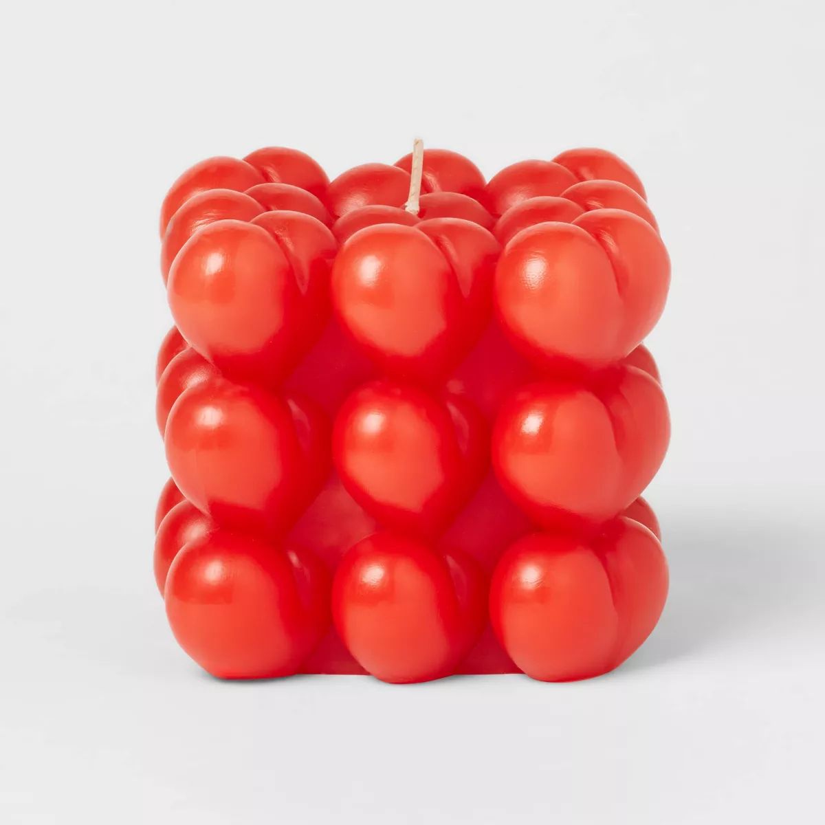 25oz Heart Bubble Figural Candle Traditional Red - Threshold™ | Target
