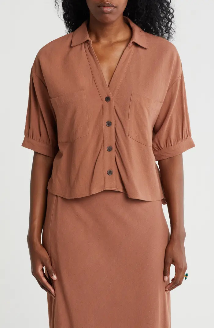 Short Sleeve Camp Shirt | Nordstrom Rack