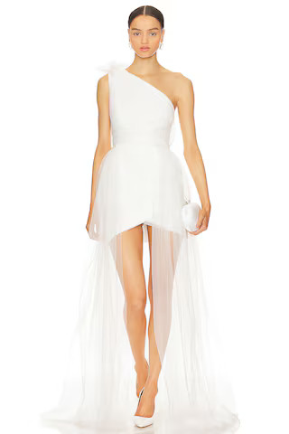 SAU LEE Sidney Dress in White from Revolve.com | Revolve Clothing (Global)