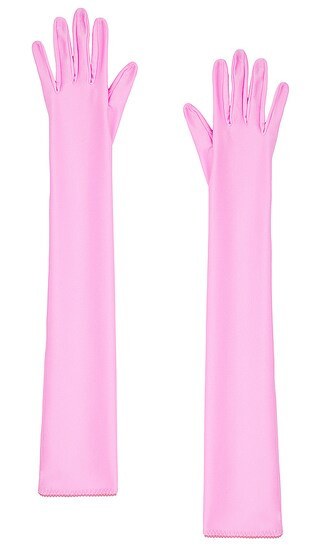 Manon Gloves in Pink | Revolve Clothing (Global)