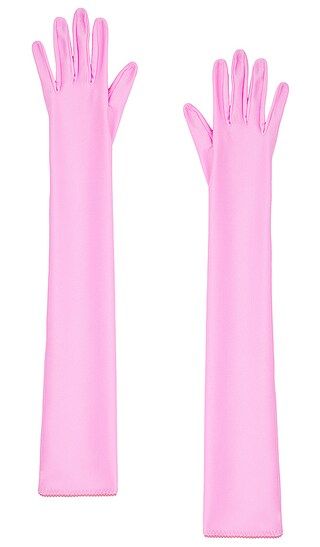 Manon Gloves in Pink | Revolve Clothing (Global)