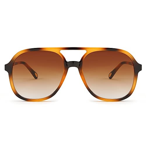 FEISEDY Retro Aviator Sunglasses Women Men Classic Square Shades Trendy Sun Glasses UV400 Protection B2394 | Amazon (US)