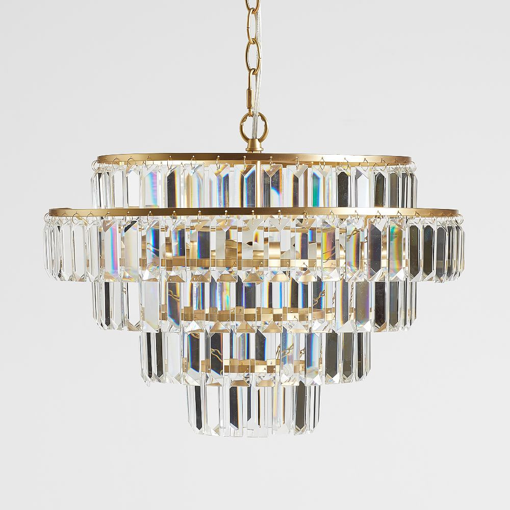 Monique Lhuillier Crystal Chandelier (18") | Pottery Barn Teen