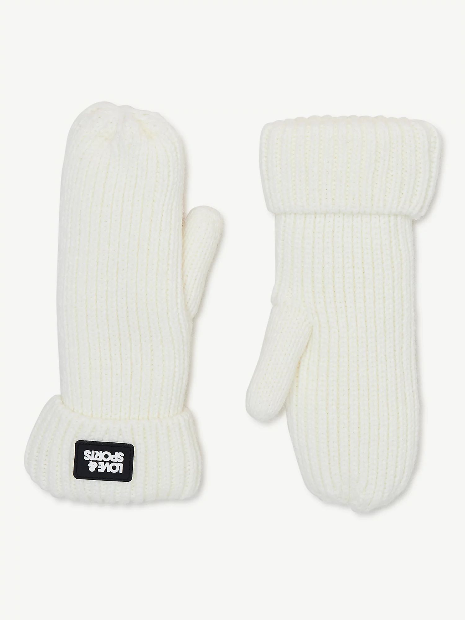 Love & Sports Women's Mittens with Faux Sherpa Lining - Walmart.com | Walmart (US)