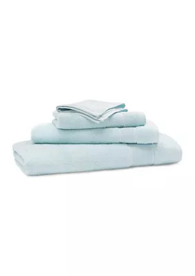 Lauren Ralph Lauren Home Sanders Antimicrobial Bath Towel Collection, Blue, Hand Towel | Belk