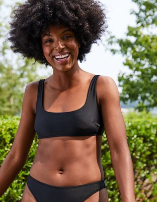 Aerie Tie Back Scoop Bikini Top | American Eagle Outfitters (US & CA)