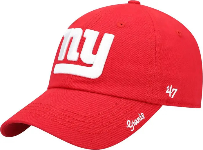 Women's '47 Red New York Giants Miata Clean Up Secondary Adjustable Hat | Nordstrom