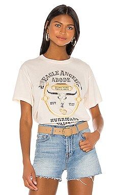 Spell & The Gypsy Collective Eagle Angel Organic Boyfriend Tee in Cream from Revolve.com | Revolve Clothing (Global)