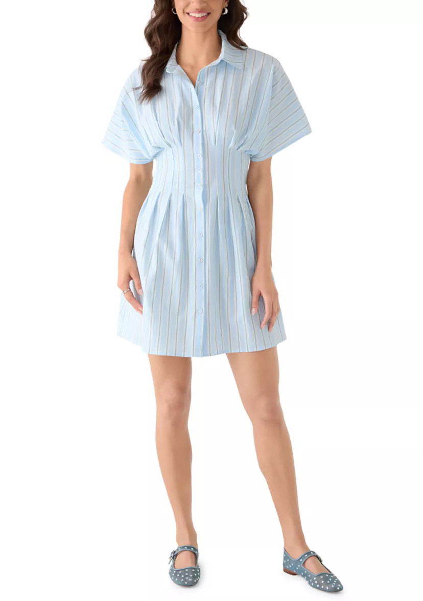 Women's Short Sleeve Collared Button Down Dress | Belk
