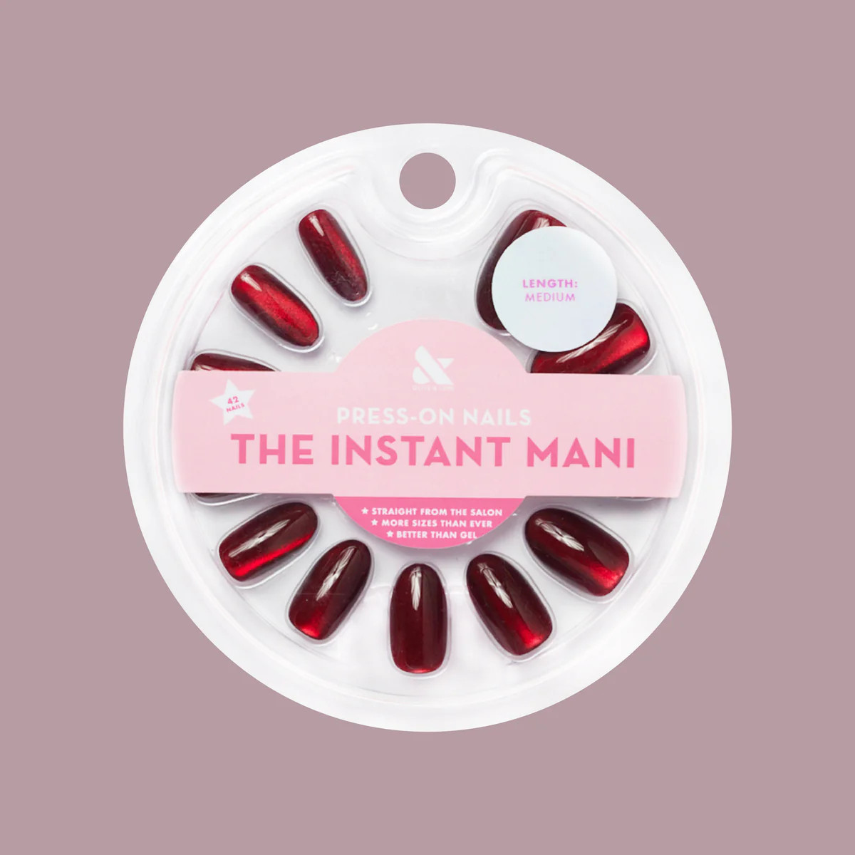 Velvet Obsessed - Press-On | Medium | Oval | Olive & June