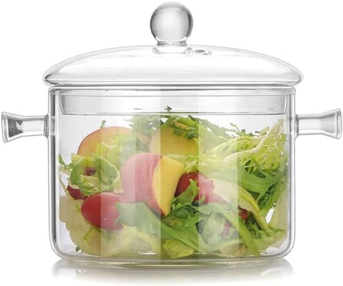 1.7L/59Oz Class Pot, Simmer Pot with Lid, Clear Heat Resistant Glass Pasta Pot for Cooking, Glass... | Amazon (CA)