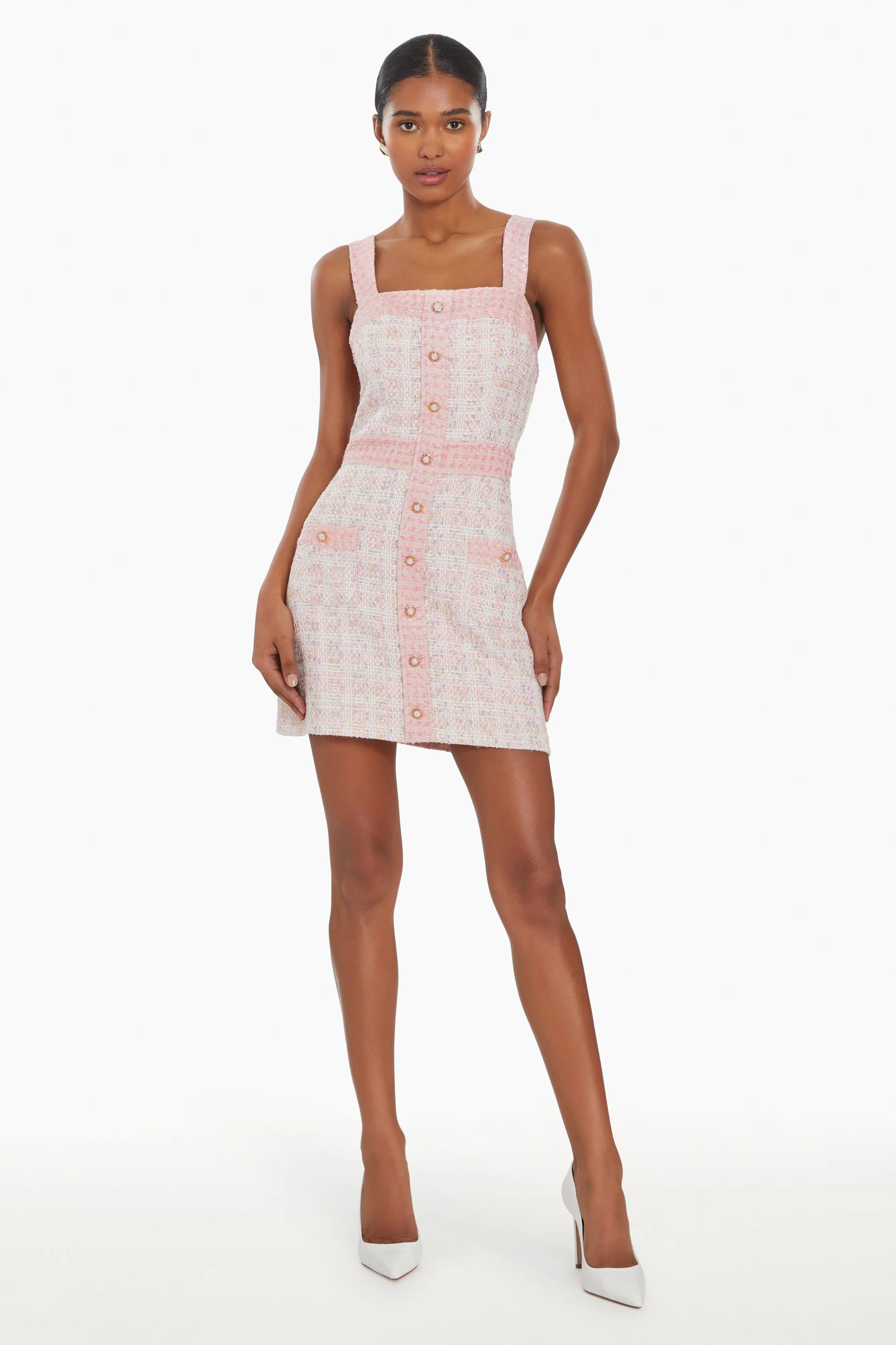 Archie Dress in Pennington Tweed | Amanda Uprichard