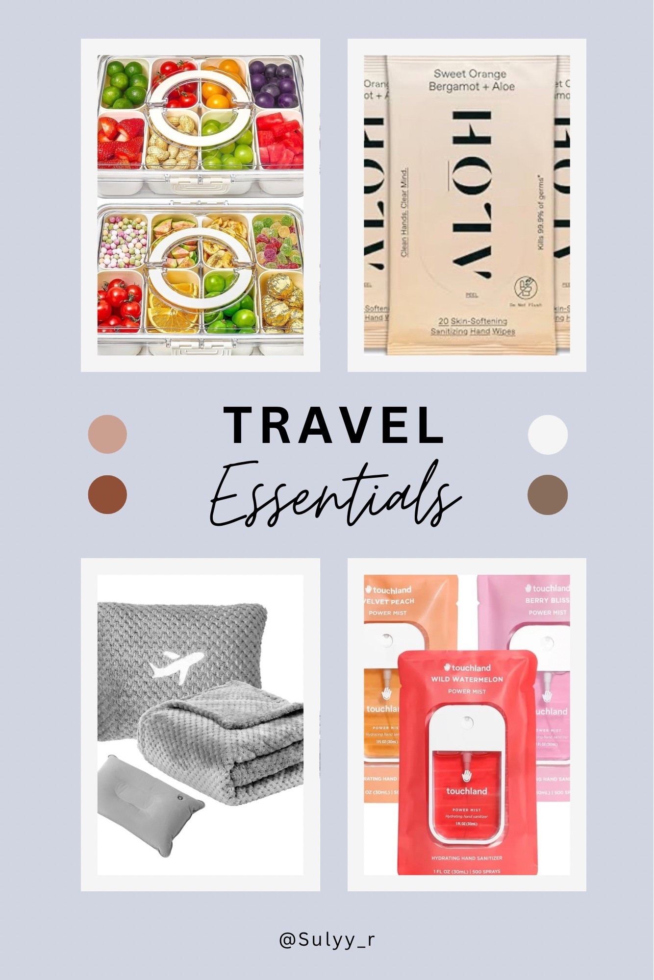 Travel day, but make it cute ✈️🤍
Linking all my must have travel essentials to stay comfy, organized, and glowing on the go.