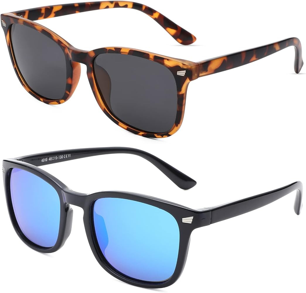 COASION Polarized Kids Sunglasses UV 400 Protection for Girls Boys Classic Retro Style Toddler Sh... | Amazon (US)