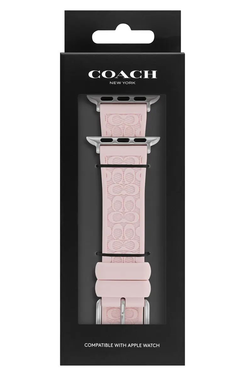 Signature C Silicone Apple Watch® Watchband | Nordstrom