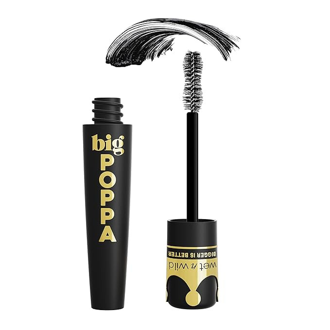 Wet n Wild Big Poppa Mascara | Volumizing | Lifting | Lengthening | Nourising | Blackest Black | Amazon (US)