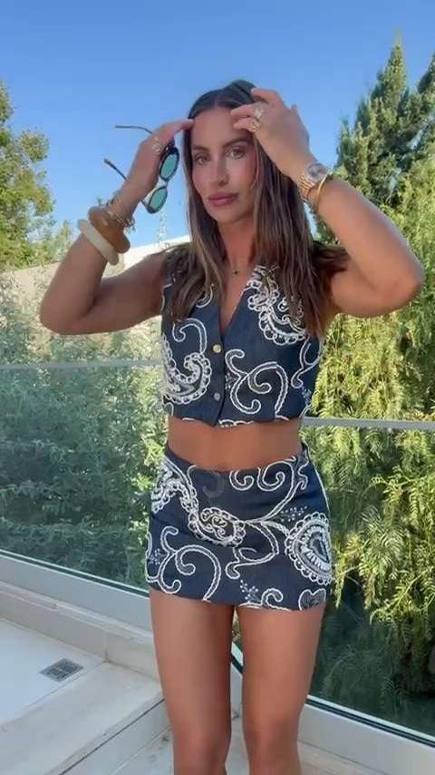 Summer, Zara, outfit idea, co-ord, high street style, embroidered skort & cropped  

 #LTKuk #LTKsummer #LTKeurope